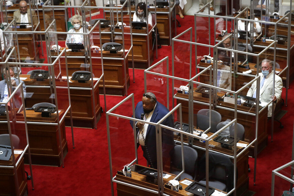 APTOPIX Virus Outbreak Rhode Island Legislature